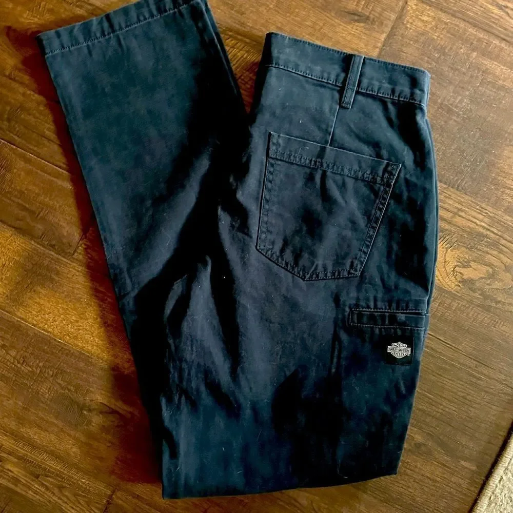 🔥HARLEY-DAVIDSON MENS Rugged, Mechanic woven pants. Limited edition, 32x34 - Picture 2 of 13